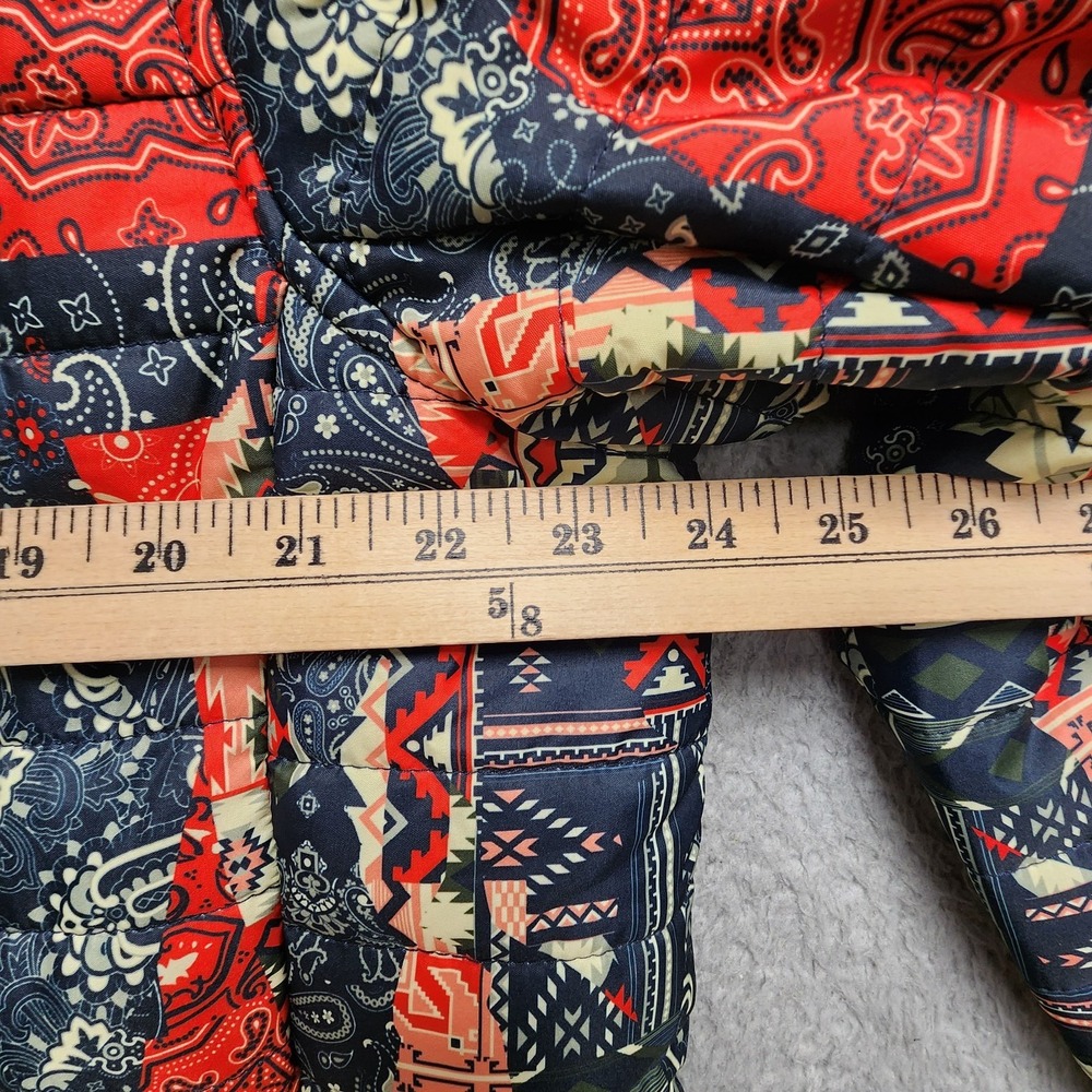 Hawke & Co Pro Performance Bandana Print Puffer Jacket Mens Large‎ Full Zip - Picture 9 of 10